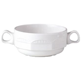 V3768 Steelite Monte Carlo White Soup Cups 285ml