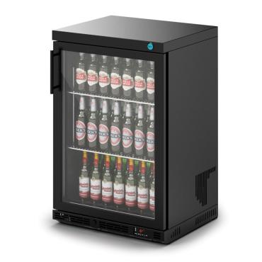 IMC Ventus V60 Premium Black Undercounter Single Door Bottle Cooler