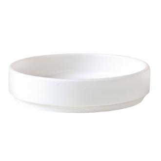 V6824 Steelite Monaco White Stacking Ashtrays 75mm