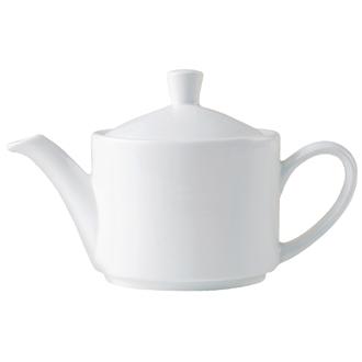 V7433 Lids for Steelite Monaco White Vogue 412ml Teapots