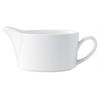 V7448 Steelite Monaco White Vogue Sauce Boats 340ml