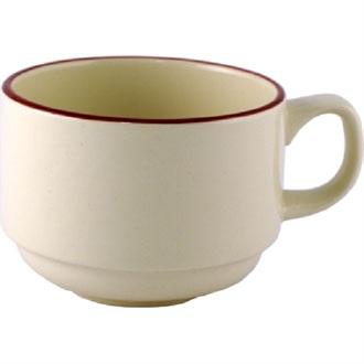 V7682 Steelite Empire Claret Stacking Slimline Cups 100ml