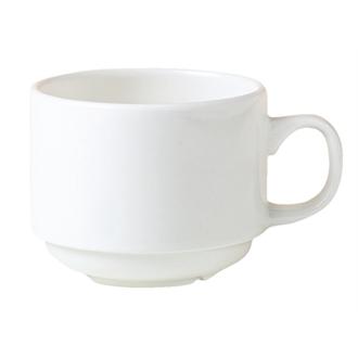 V7717 Steelite Monaco White Stacking Cups 85ml