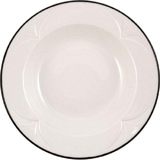 V8359 Steelite Manhattan Noir Soup Plates 225mm