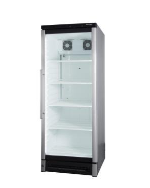 Vestfrost M150 Glass Single Door Upright Fridge, 306 Litres