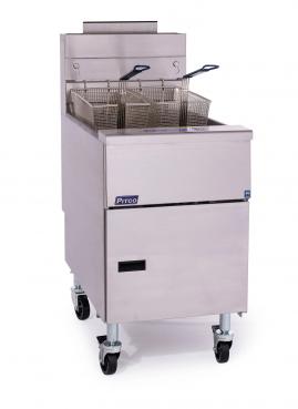 Pitco VF65 Single Tank Twin Basket Gas Fryer 31-39 Litres