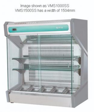 Infrico VMS1500SS Refrigerated Counter Top Wall Display
