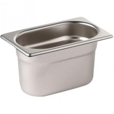 Vogue Stainless Steel 1/9 Gastronorm Pans