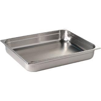 Vogue K801 Stainless Steel 2/1 Gastronorm Pans