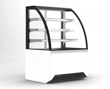 Valera Vista Ambient Bakery Style Curved Glass Serve-Over Counter