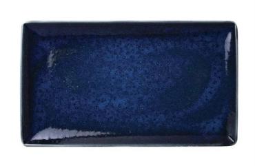 Steelite VV1827 Vesuvius Rectangle Three Lapis 330 x 190mm (6 Pack)