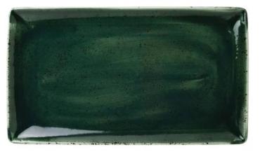 Steelite VV1859 Vesuvius Rectangle Three Burnt Emerald 330 x 190mm (12 Pack)