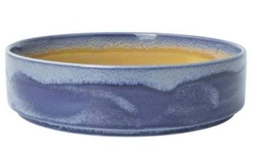 Steelite VV2456 Aurora Revolution Bluestone Round Stacking Trays 202mm (12 Pack)