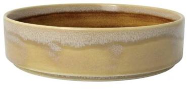 Steelite VV2540 Aurora Vesuvius Amber Round Stacking Trays 203mm (12 Pack)