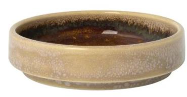 Steelite VV2543 Aurora Vesuvius Amber Round Stacking Trays 100mm (12 Pack)