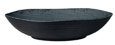Steelite VV3884 Pompeii Slate Large Shallow Round Bowls 359 x 67mm (4 Pack)