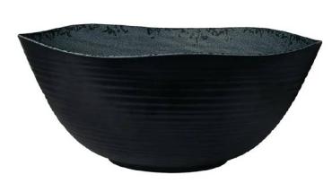 Steelite VV3886 Pompeii Slate Large Round Bowls 413 x 175mm (2 Pack)