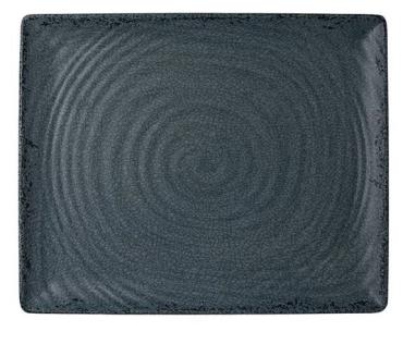 Steelite VV3888 Pompeii Slate Gastronome Platter 1/2 324 x 270mm (3 Pack)