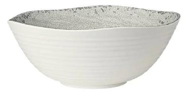 Steelite VV3891 Pompeii Stone Small Round Bowls 244 x 95mm (6 Pack)