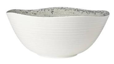 Steelite VV3896 Pompeii Stone Large Round Bowls 413 x 175mm (2 Pack)