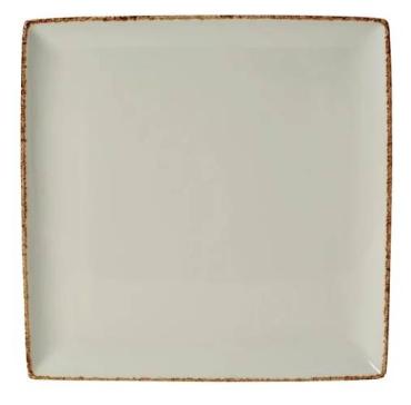 Steelite VV769 Brown Dapple Square One Plates (6 Pack)