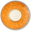 W026 Churchill New Horizons Marble Border Cappuccino Saucers Orange 170mm