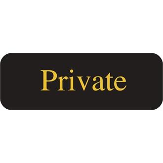 W341 Private Sign