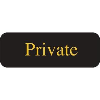 W341 Private Sign