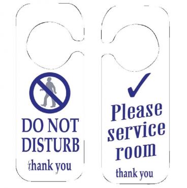 W346 Do Not Disturb & Please Service Room Sign