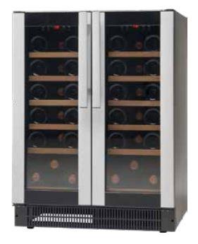 Vestfrost W38 Commercial Dual Zone Under Counter Wine Cooler - 32 x 750ml Bottles