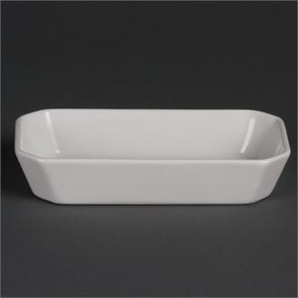 W425 Olympia Whiteware Oblong Hors d'Oeuvre Dishes 185mm