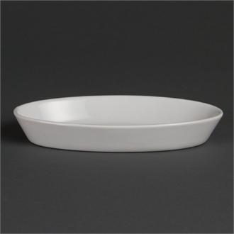 W434 Olympia Whiteware Oval Sole Dishes 184x 103mm