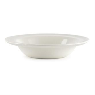 W891 Churchill Plain Whiteware Pasta Plates 280mm