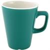 W893 Churchill New Horizons Colour Glaze Cafe Latte Mugs Green 340ml