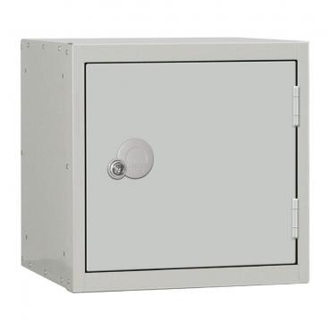 W989 Elite Cube Locker Grey Door Camlock