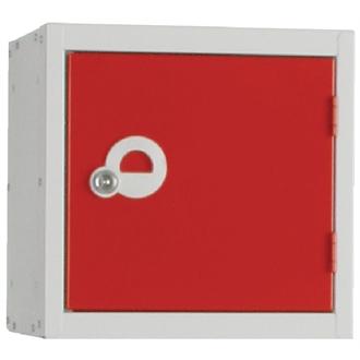 W993 Elite Cube Locker Red Door Camlock