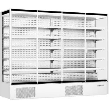 Prodis XMD2500PFGDW Panoramic Frameless Glass Door White Multideck