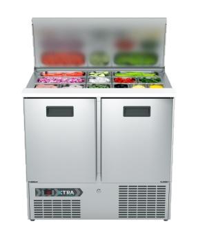 Foster XTRA XRS2H 33-300 2 Door Cut Out Top Prep Counter