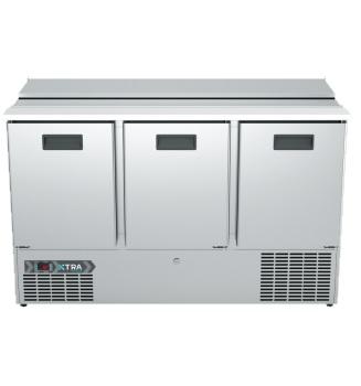 Foster XTRA XRS3H 33-301 3 Door Cut Out Top Prep Counter