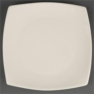 Y087 Olympia Ivory Round Square Plates 191mm
