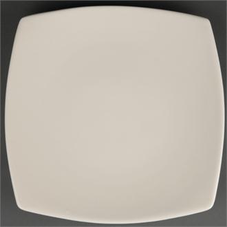 Y088 Olympia Ivory Round Square Plates 241mm