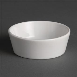 Olympia Mediterranean Stackable Dishes White 134mm Y135