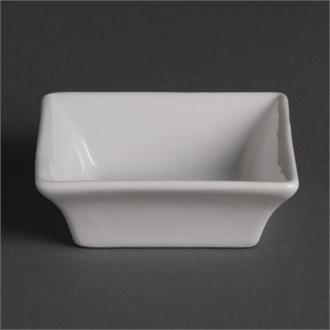 Y136 Olympia Miniature Square Dishes 75mm