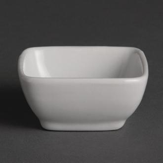 Y137 Olympia Miniature Rounded Square Dishes 60mm