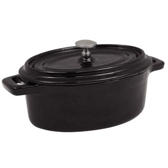 Y264 Cast Iron Oval Mini Pot