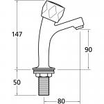 Mechline Catertap WRCT-500SD  Inch Sink Taps (Pair)