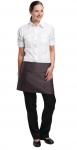 Chef Works Short Bistro Apron Chocolate.