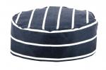 Whites A171 Skull Cap Blue Butchers Stripe.