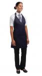 Chef Works A974 Tuxedo Bib Apron Navy.