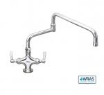 Mechline Aquajet AJ-B-2, Single Pedestal, Twin Water Feed Commercial Tap
